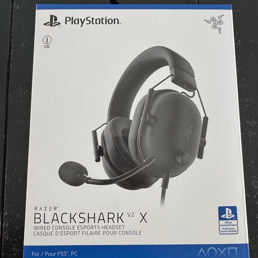Razer BlackShark V2 X Wired Gaming Headset - Black